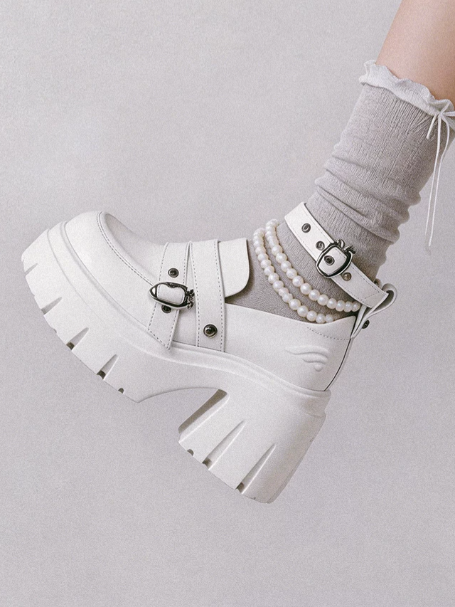 Matte Platform Loafers