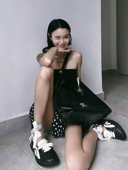 Ribbon Ballet Flat Shoes