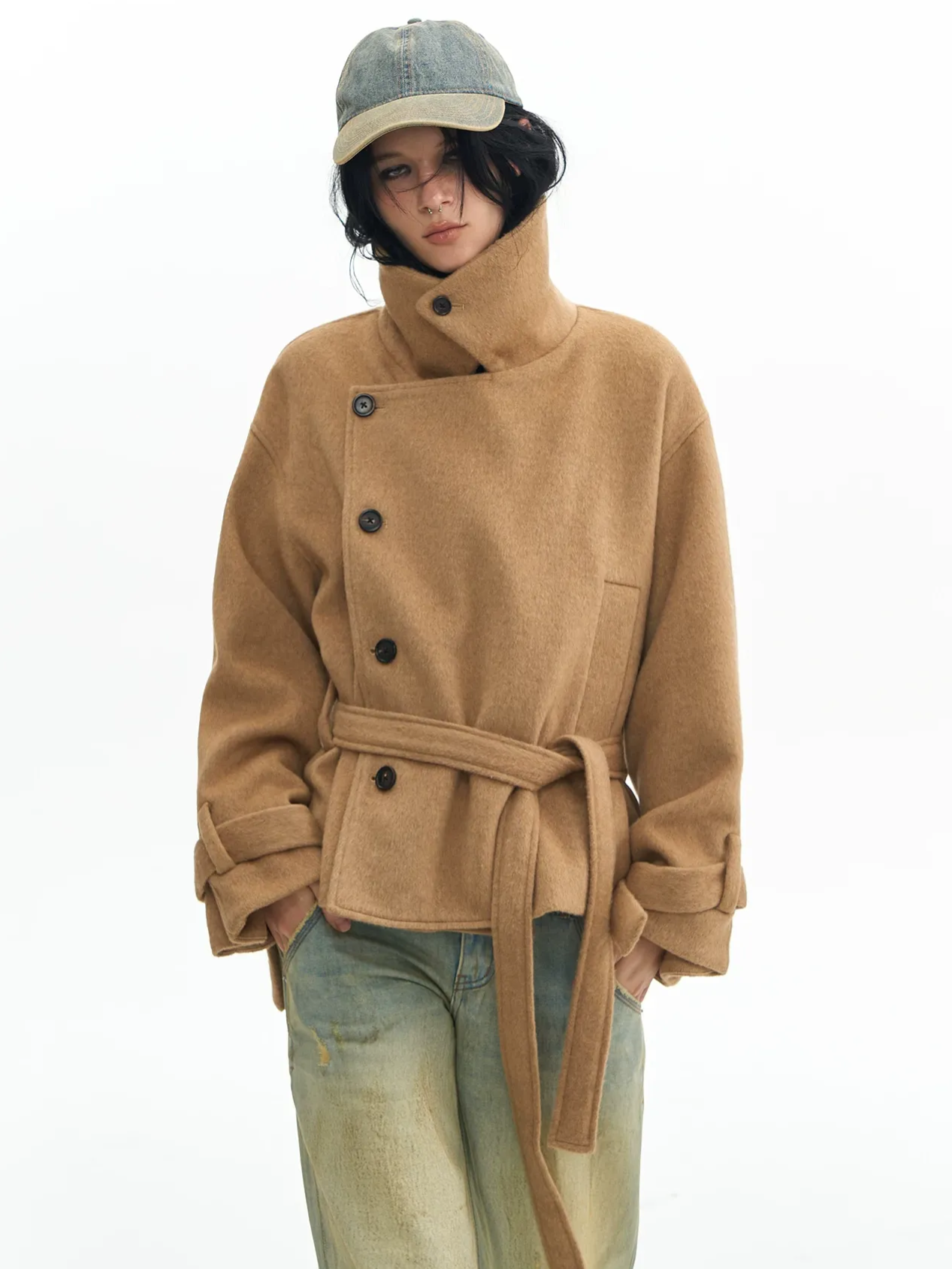 Luxe Belted Wool Coat