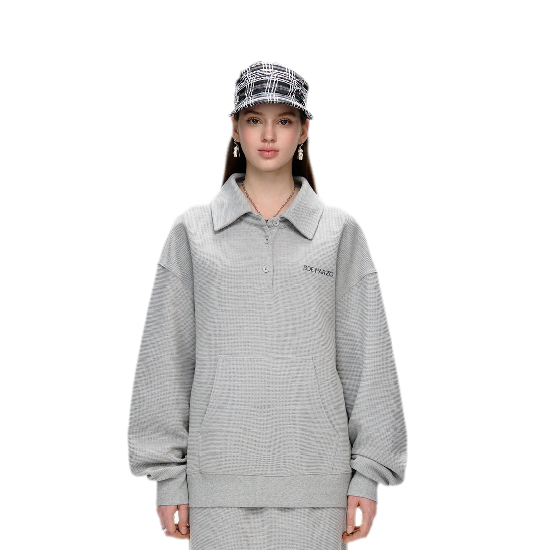 Polo Waffle Doll Hoodie