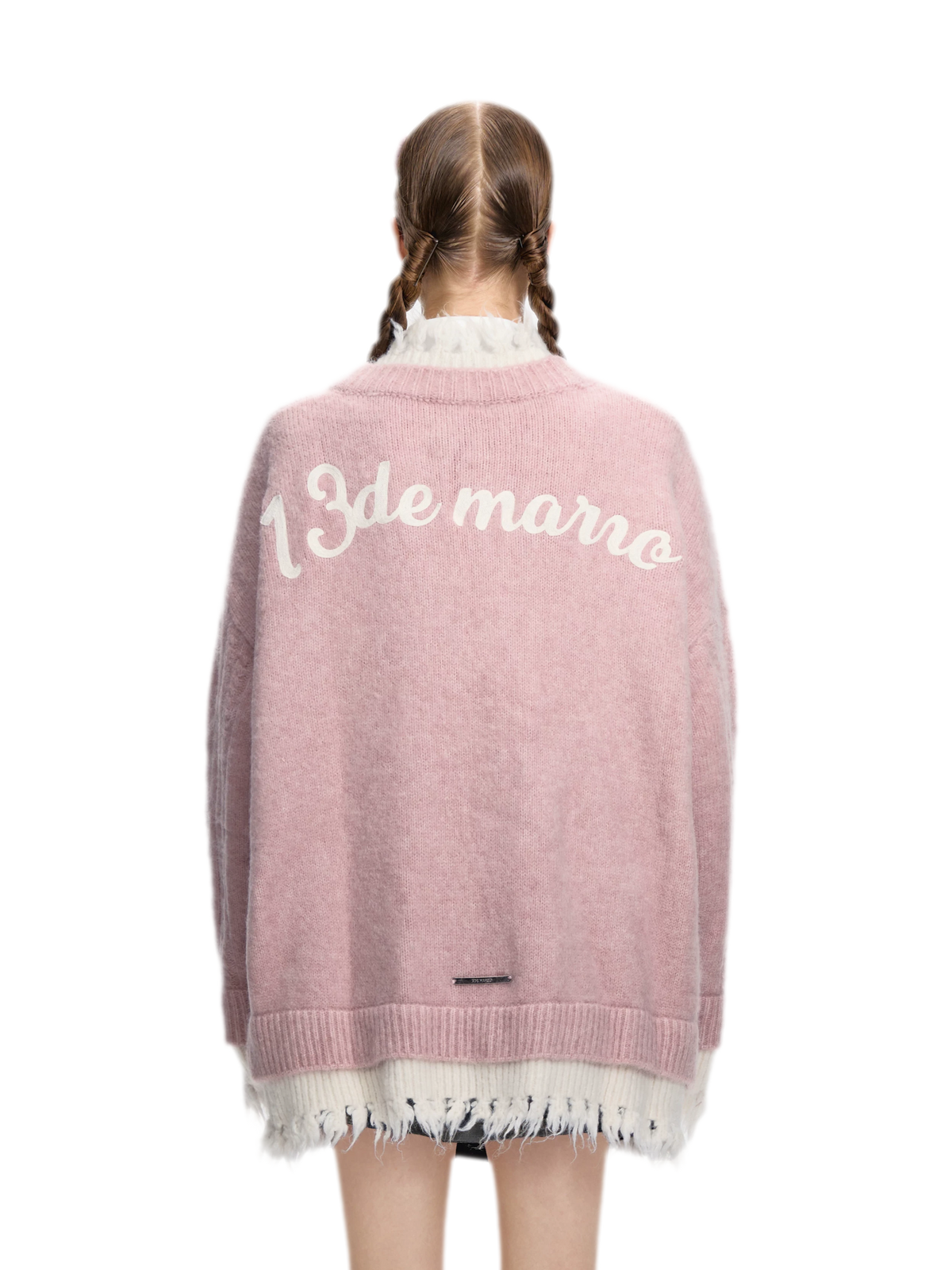 Áo cardigan gấu oversized lông xù