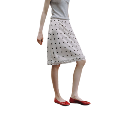 Polka Dot Ruffle Skirt