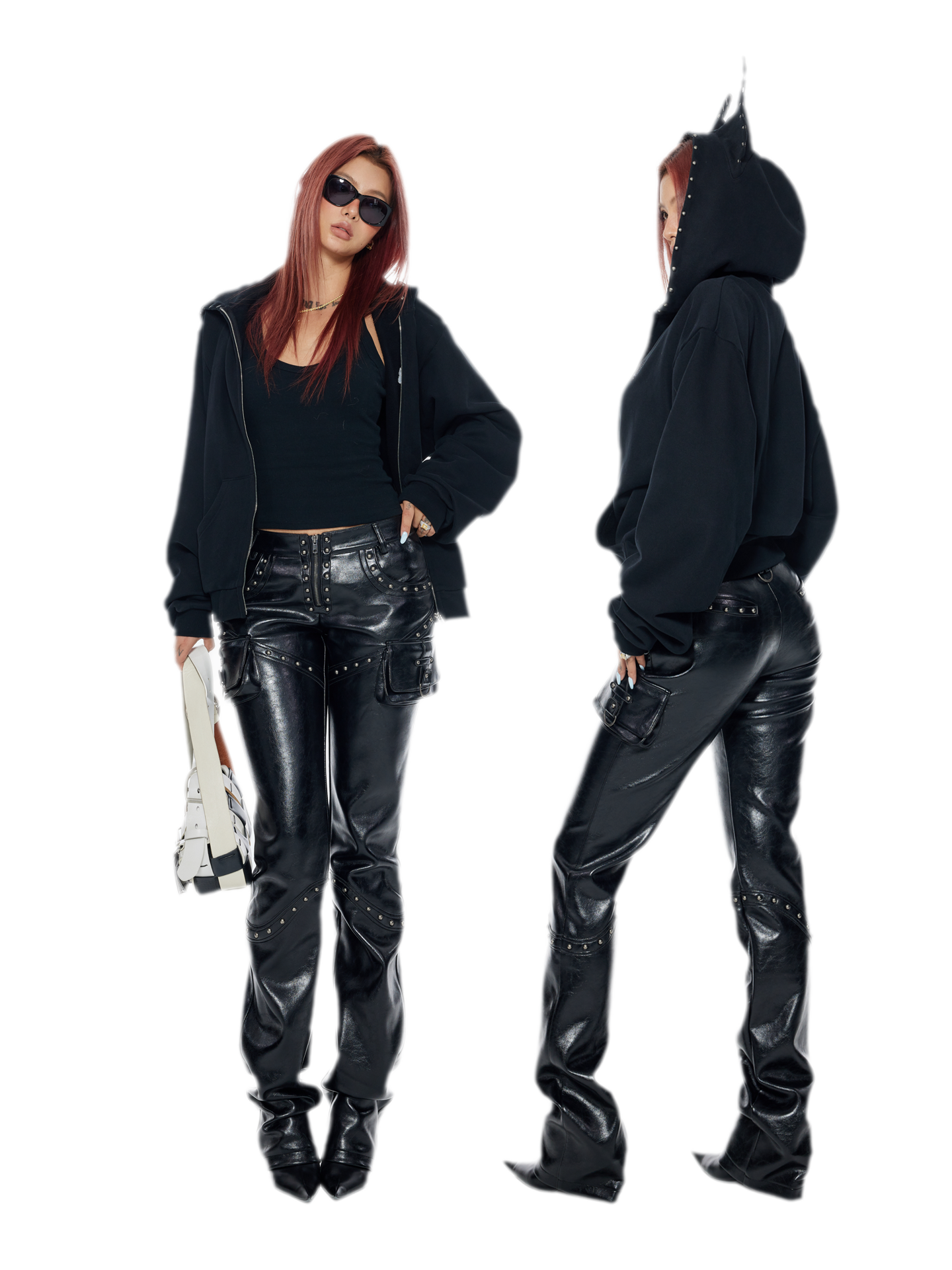 Devil Ear Zip Hoodie