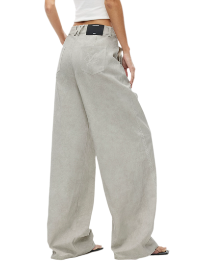 Wheat Ear Wide-Leg Casual Pants