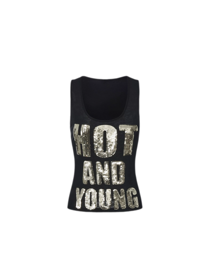 24ANS x UWA Sequin Embroidered Tank