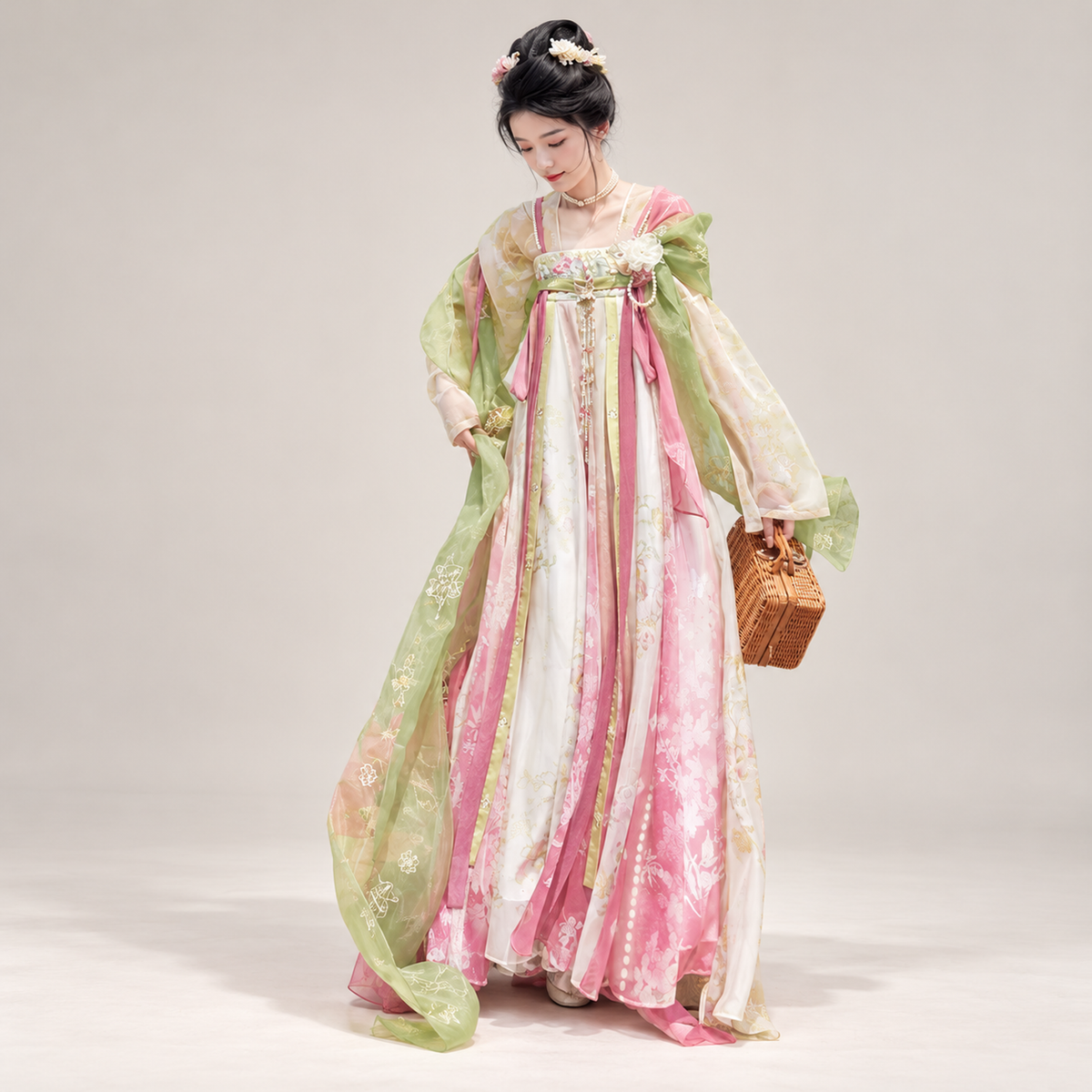 佩玉春风 Jade Spring Breeze Embroidered Pibo