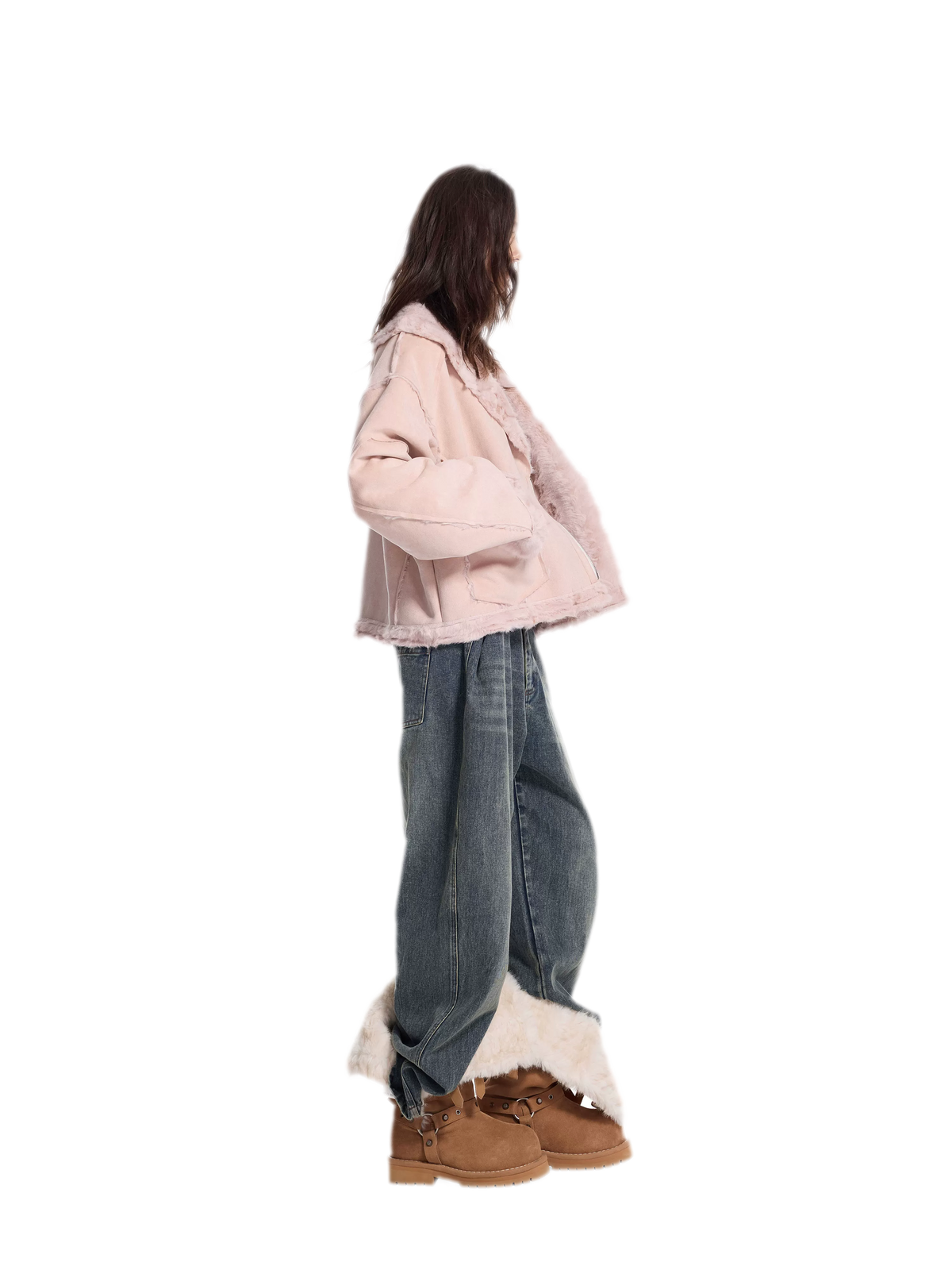 Faux Fur Reversible Short Jacket