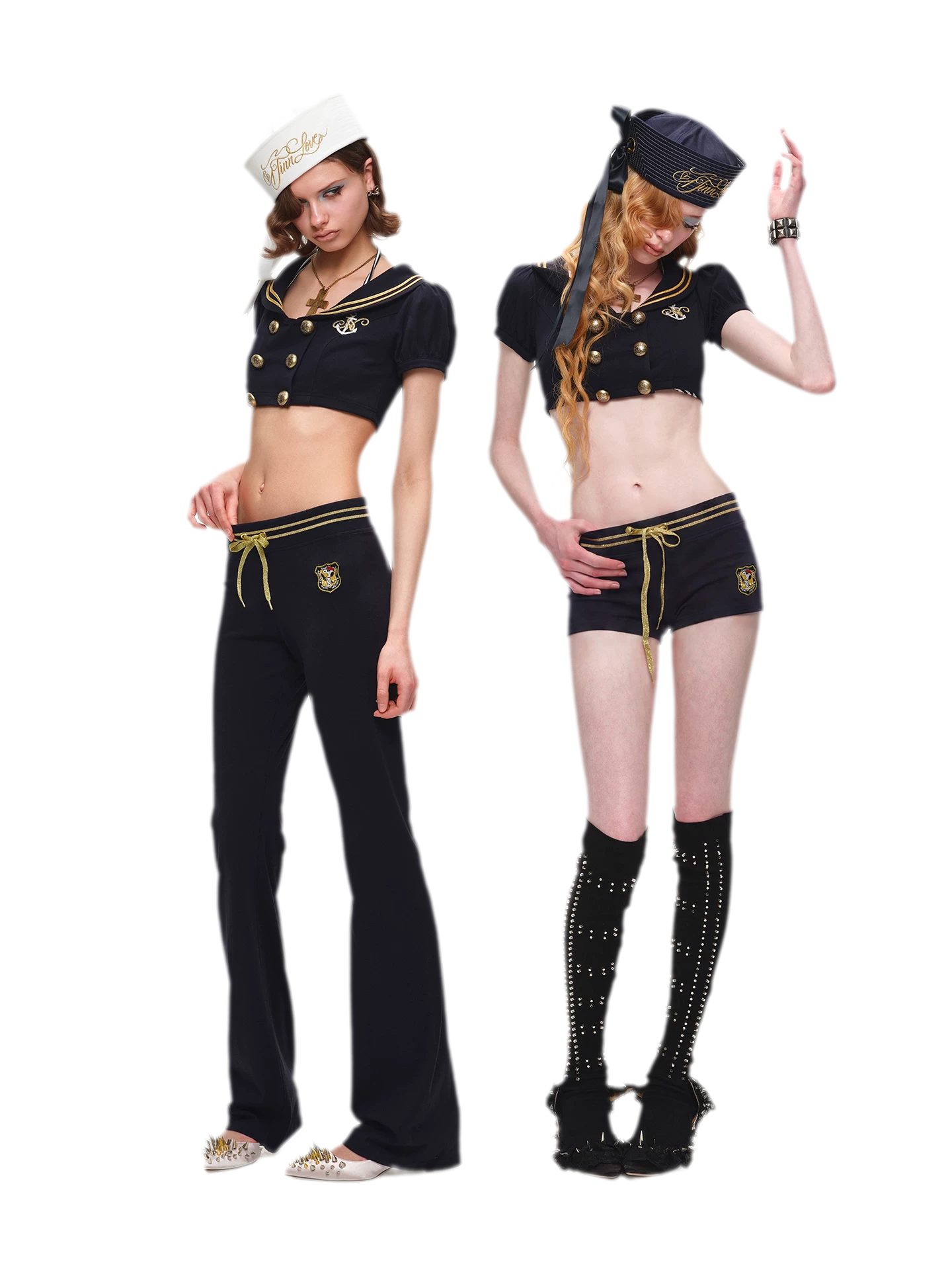 Navy Style Three-Piece Set