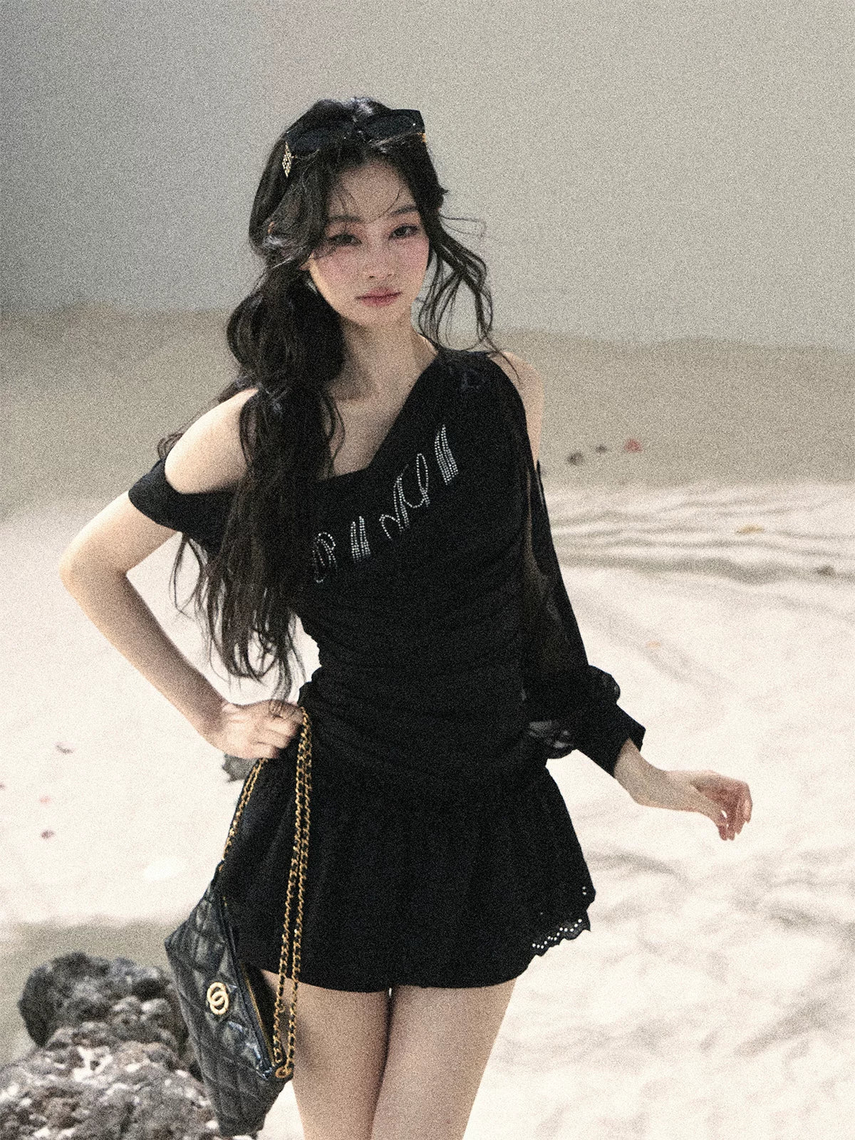 Starlight One-Shoulder Tee