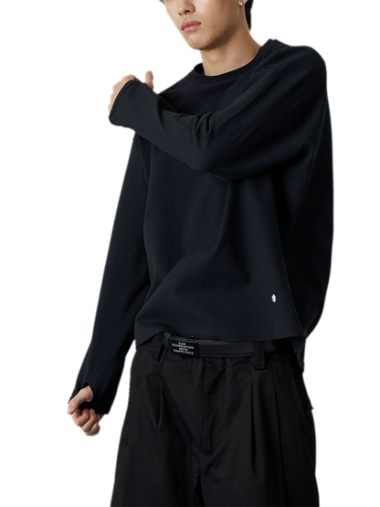 Sorona Waffle Long-Sleeve Top