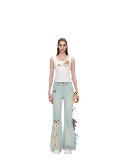 Holiday Plush Denim Jeans