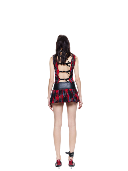 Deconstructed Plaid Two-Piece Set