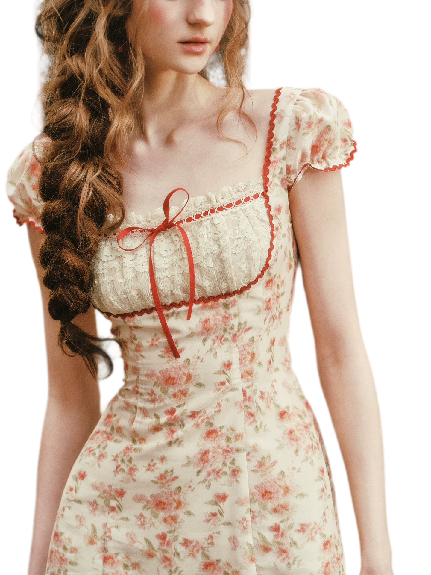 Lace Floral Dress