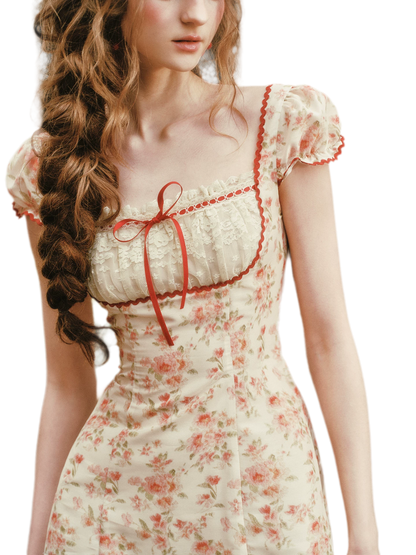 Lace Floral Dress