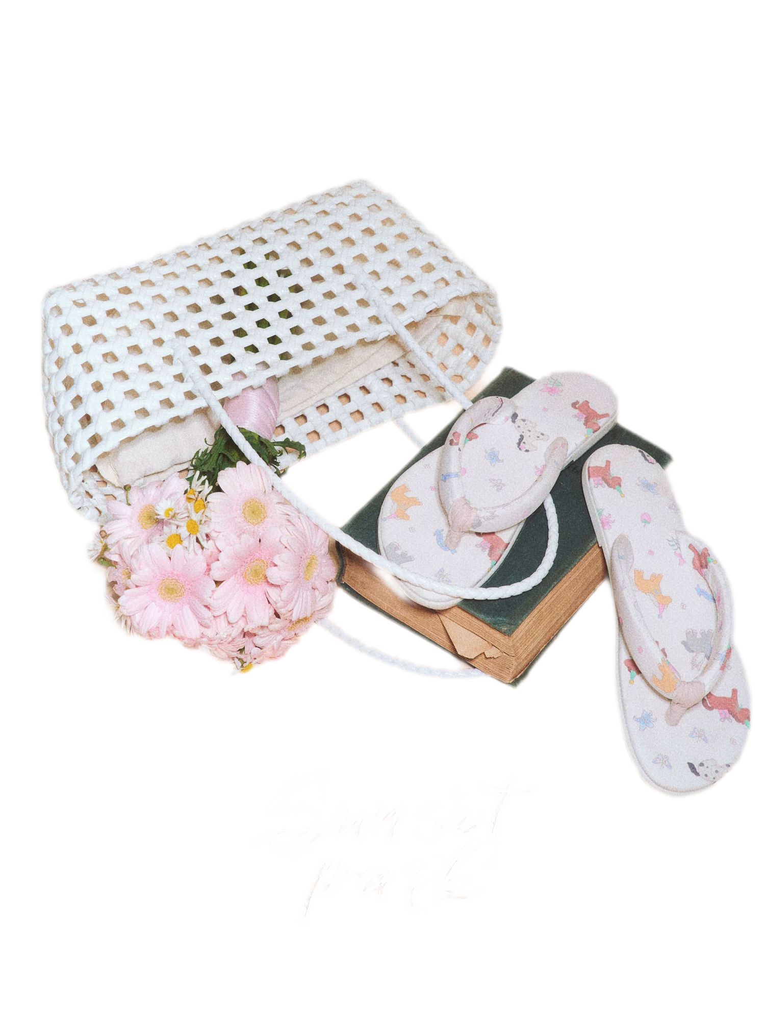 Original Pony Print Flip Flops