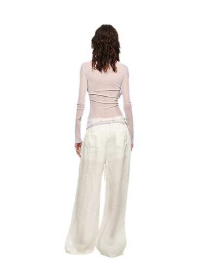 Linen Tencel Relaxed Pants