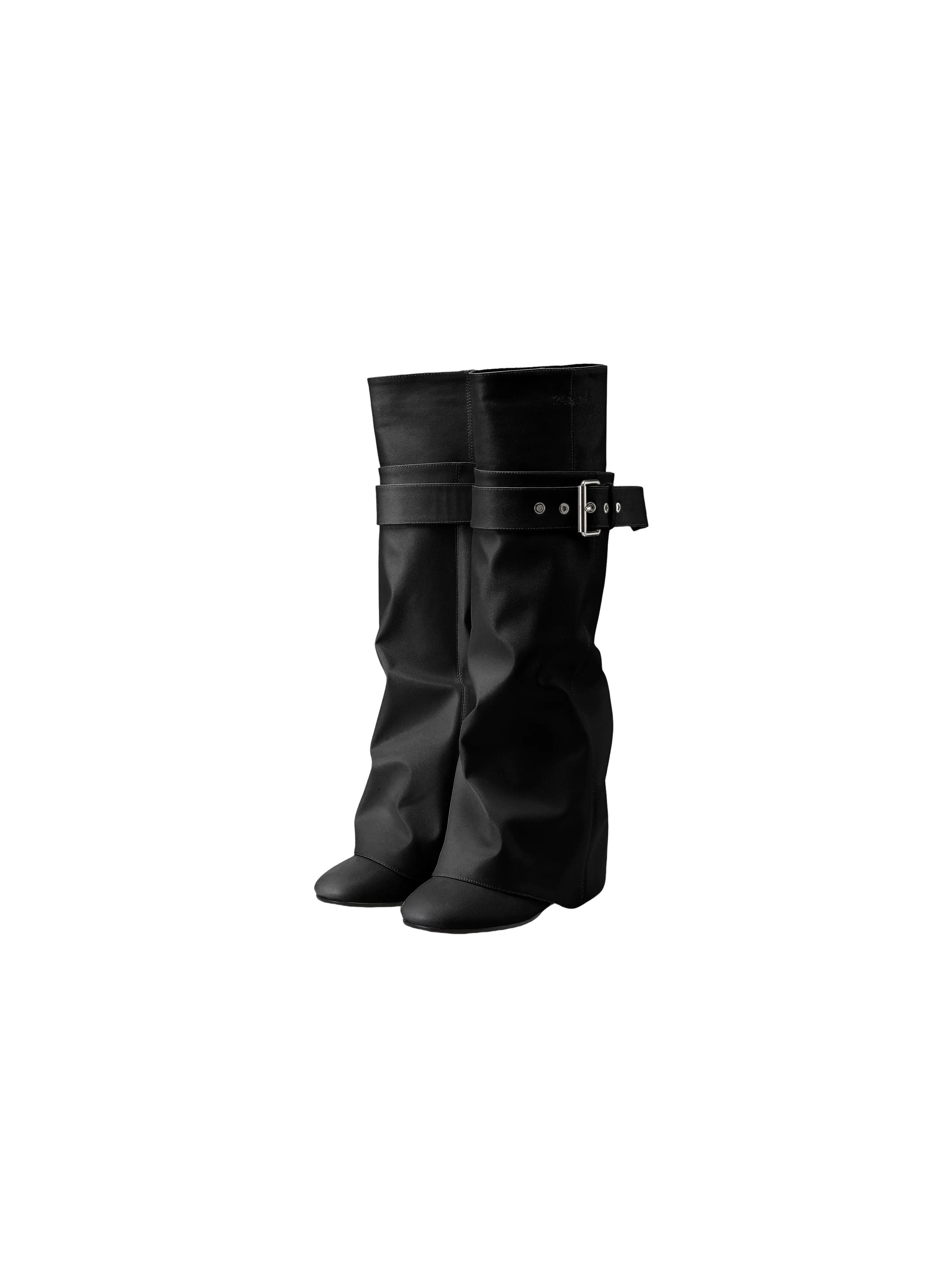 Low Heel 4cm Pants Tube Boots