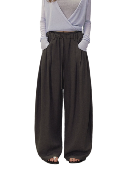 Drawstring Bubble Pants