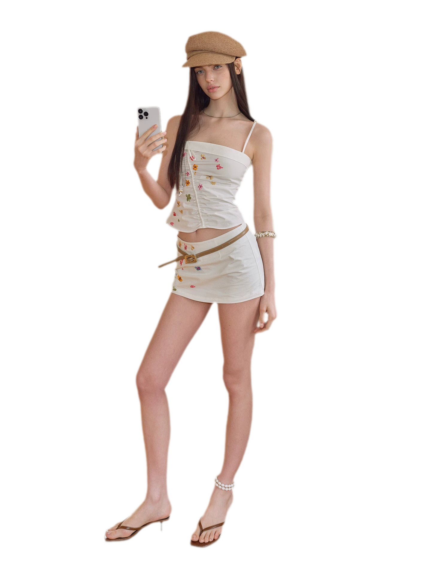 Summer Original Hand-Painted Skirt