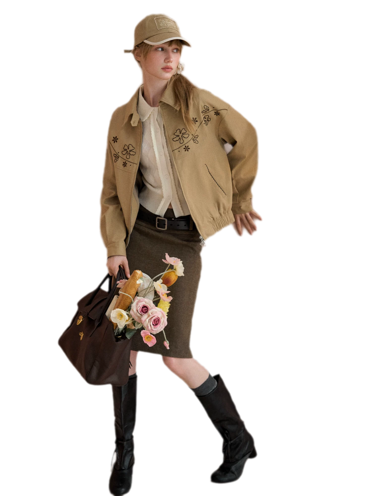 Embroidered Vintage Workwear Jacket