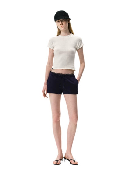 Linen Knit T-Shirt