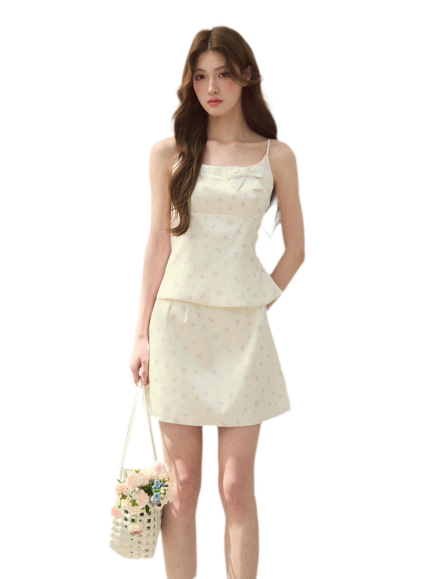 Floral Satin Set