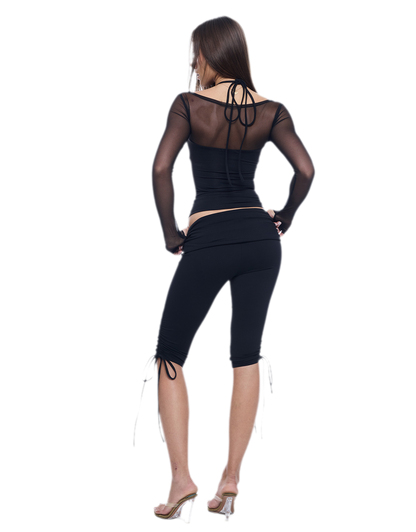 Mesh Halter Yoga Set