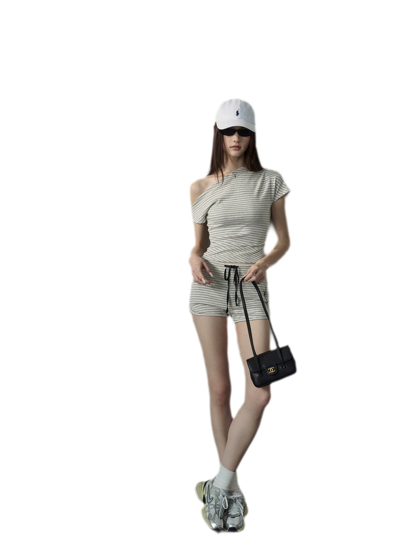 Striped Low-Rise Set