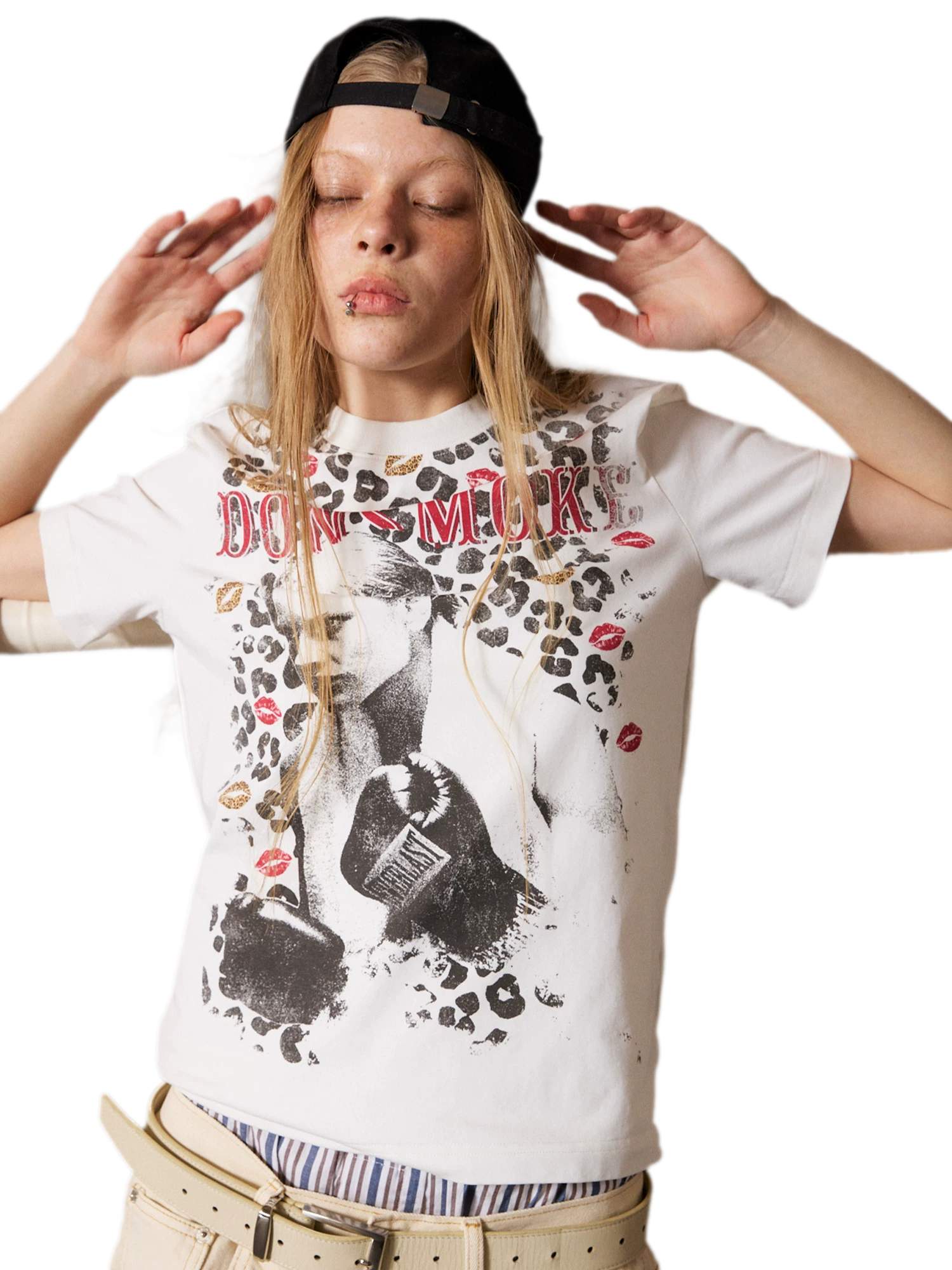 Leopard Boxer Graphic T-Shirt