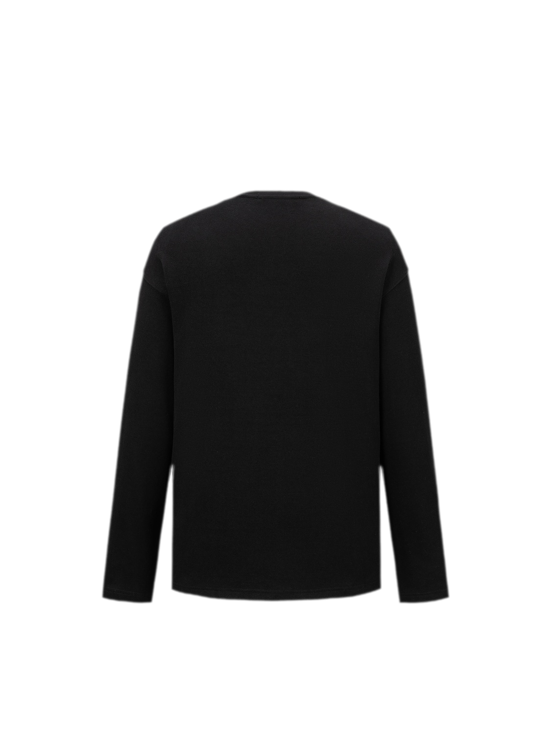 Embroidered Bear Crewneck T-Shirt