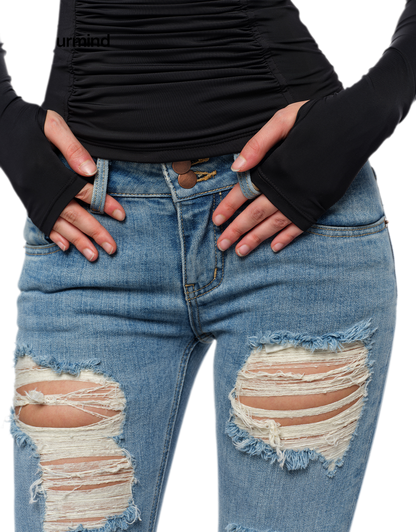 Low Rise Skinny Jeans