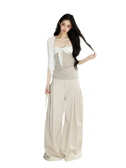 High Waist Wide Leg Pants
