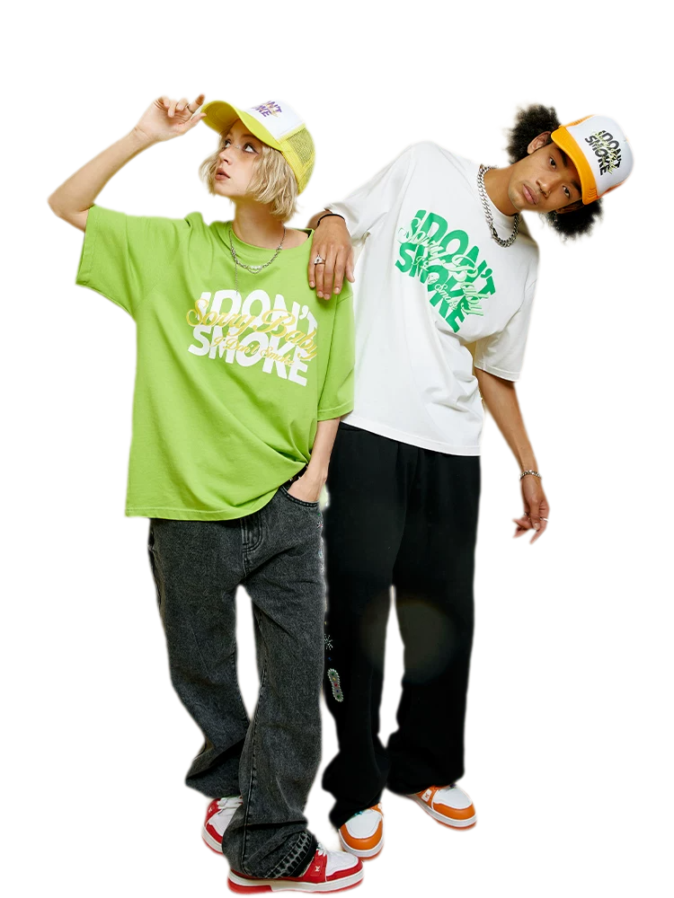 DONSMOKE Street Style Logo Loose Fit T-Shirt – view 3