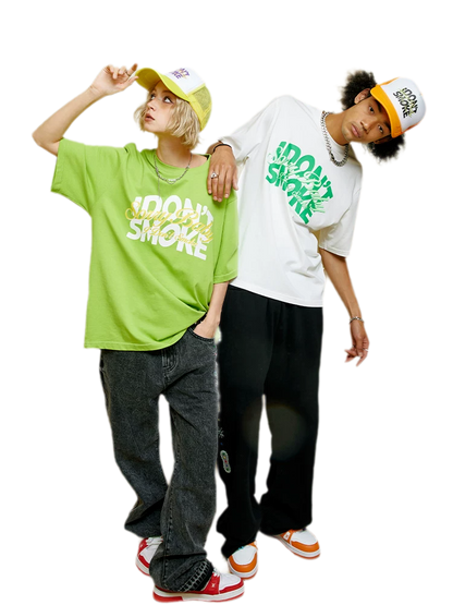 Street Style Logo Loose Fit T-Shirt