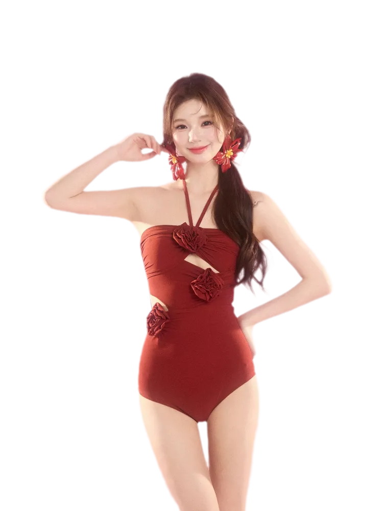 Halter Cutout Swimsuit