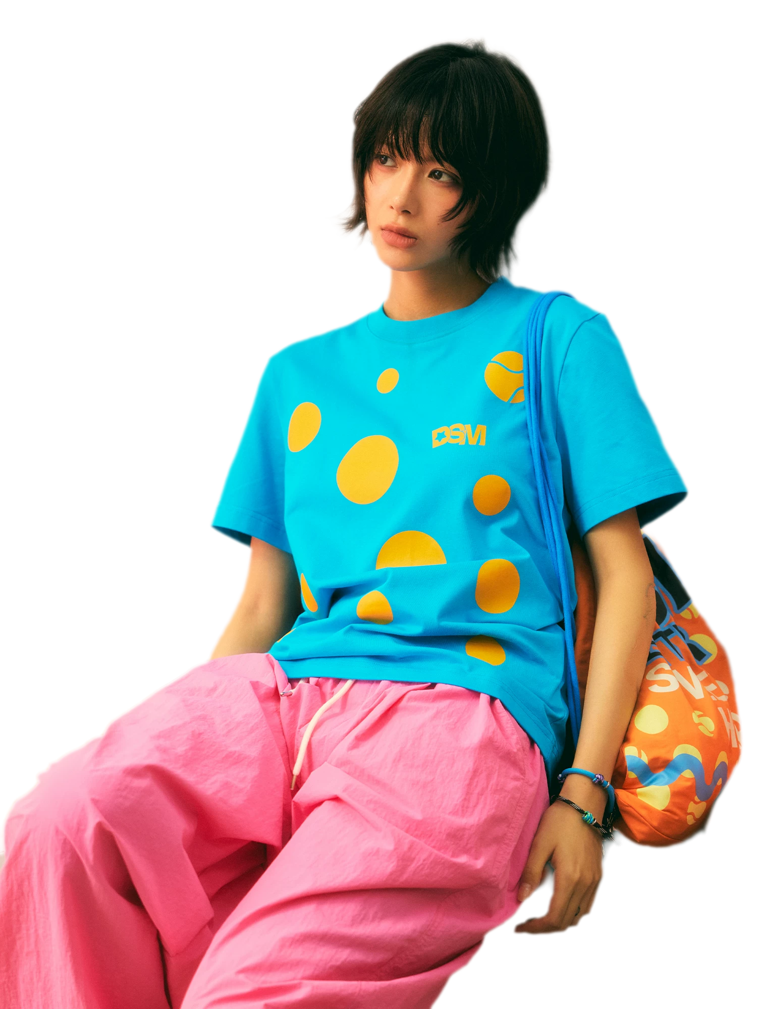 Sorona Irregular Polka-Dot T-Shirt