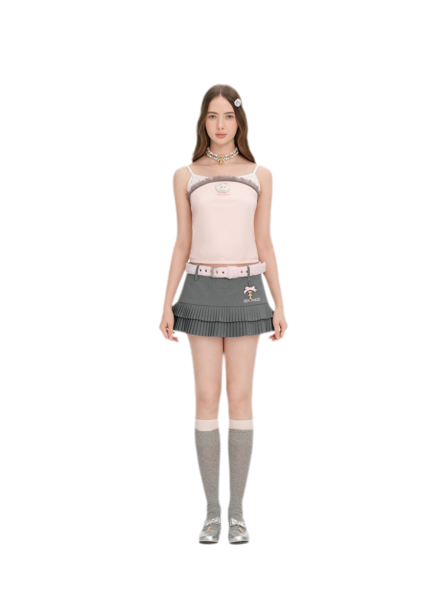 Floral Pleated Skort