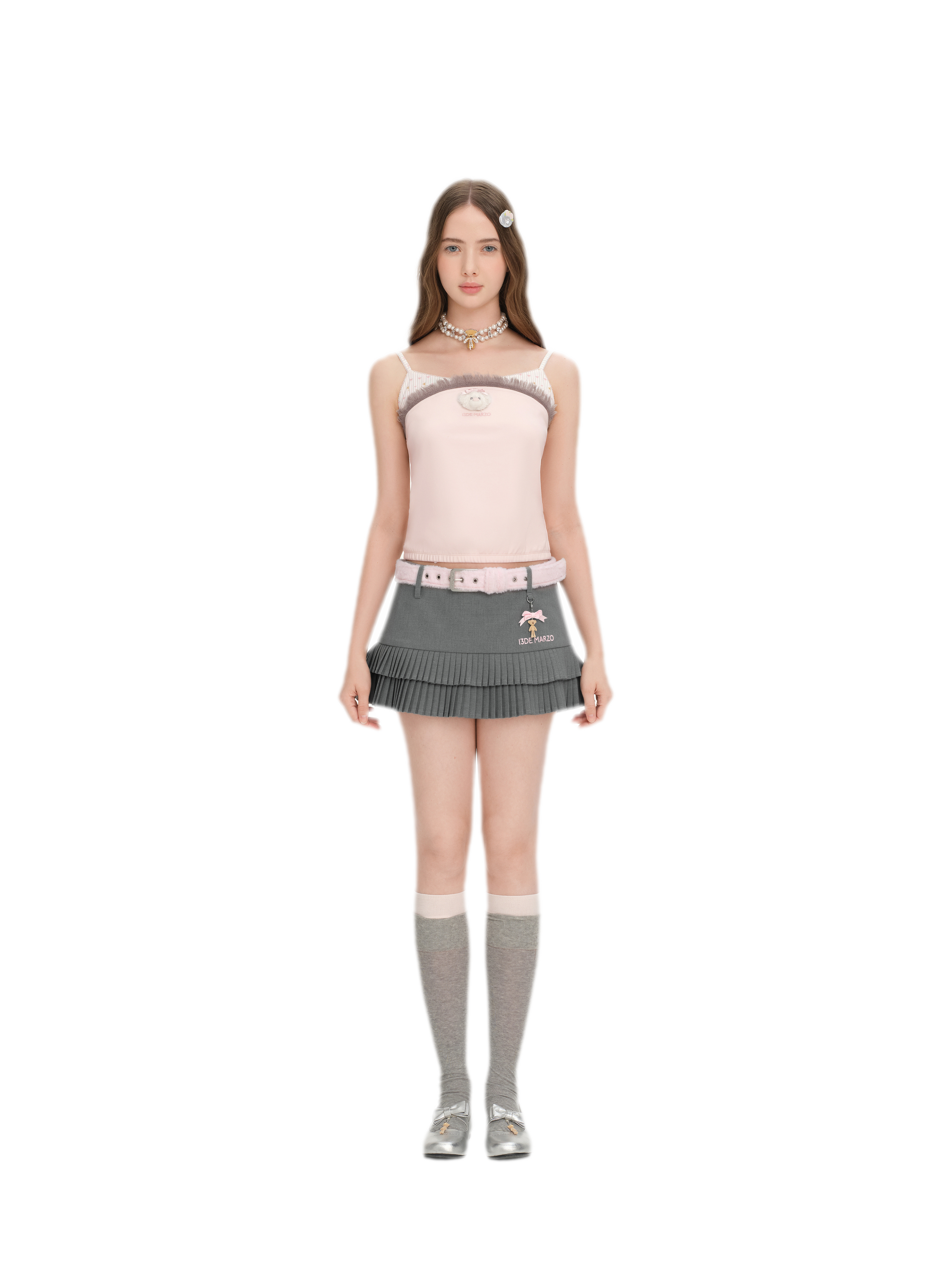 Floral Pleated Skort