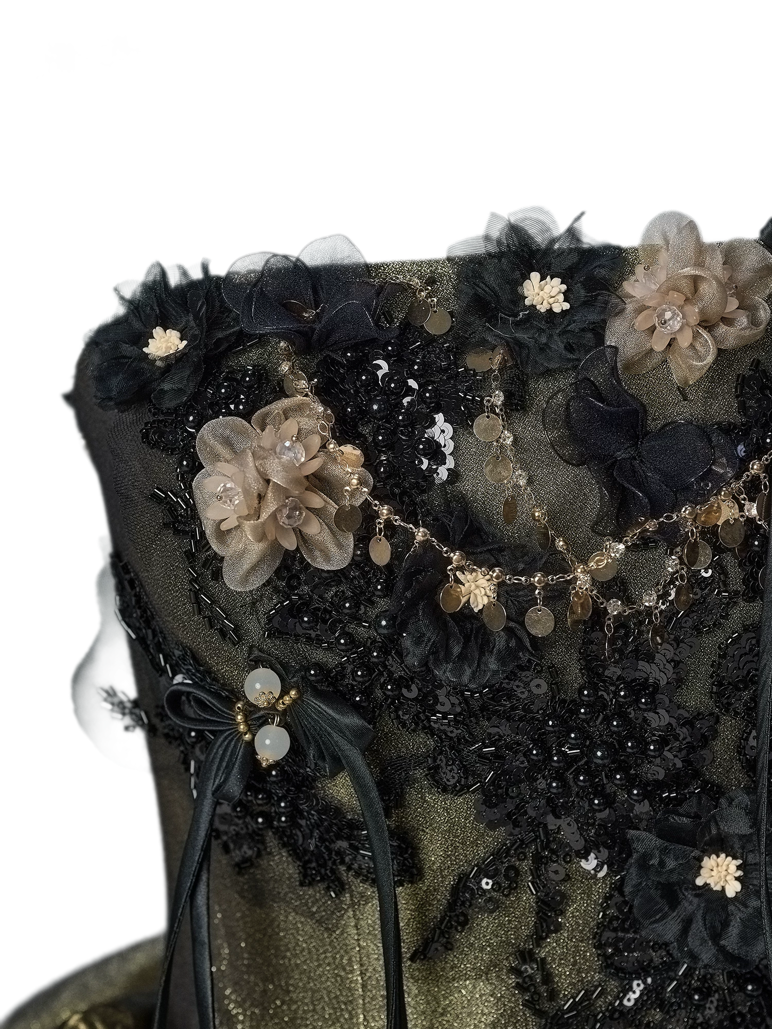 Heavy Embellished Ball Gown