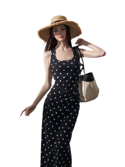 Polka Dot Twist Dress