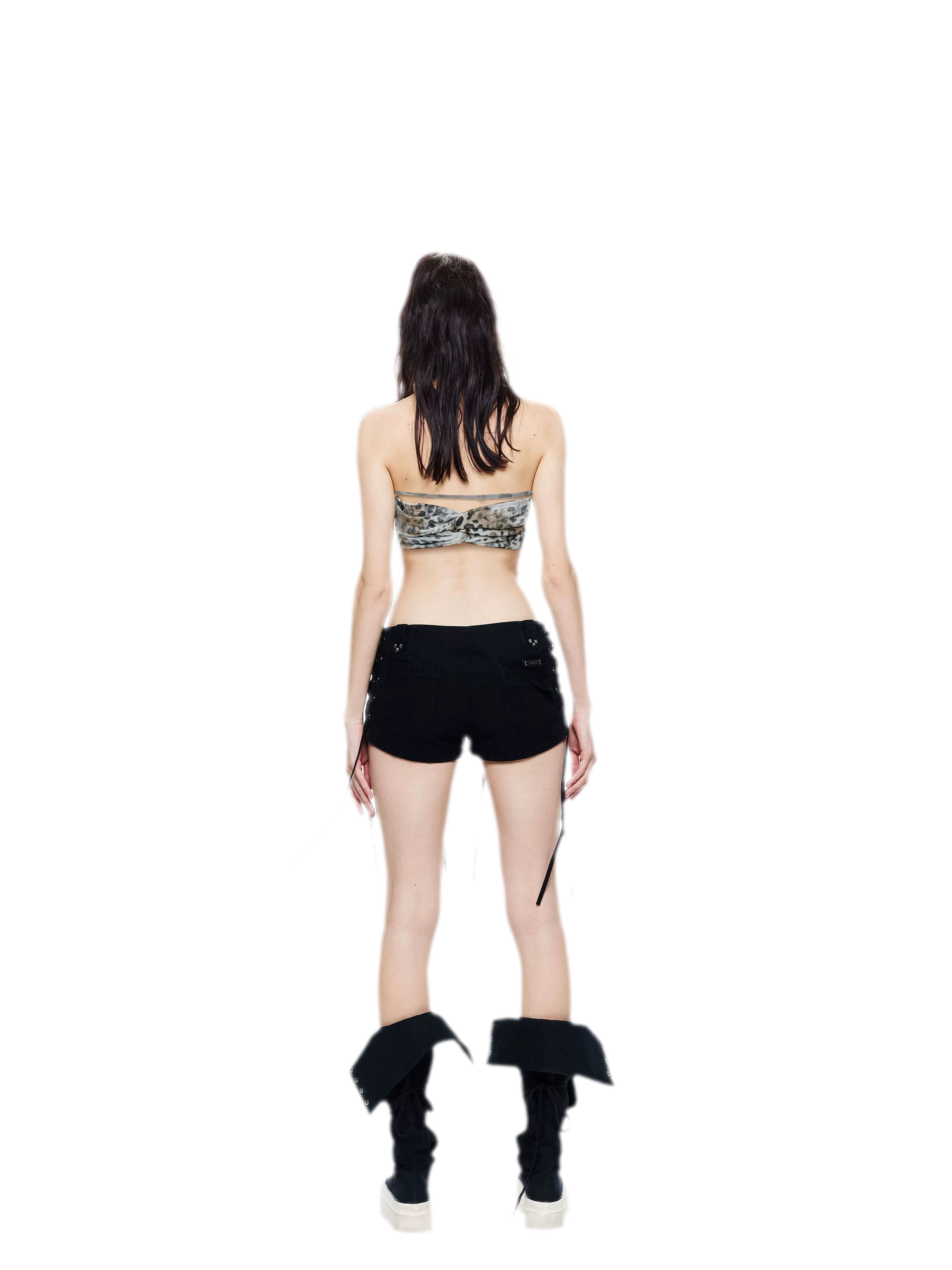 Punk Bandeau Crop Top
