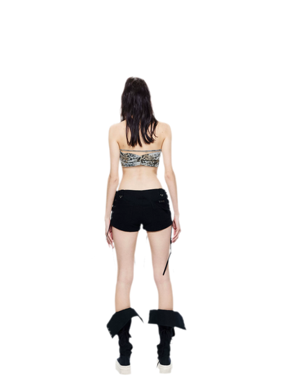Punk Bandeau Crop Top