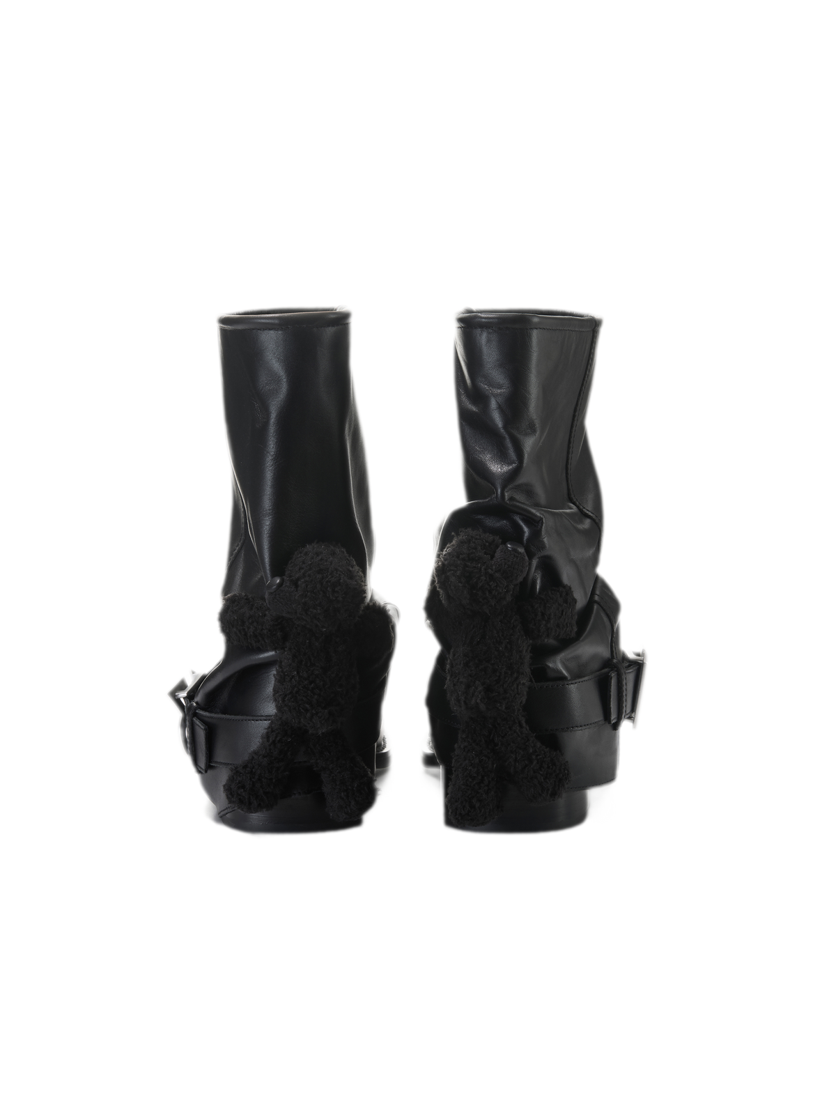 Distressed Slouch Ankle Boots