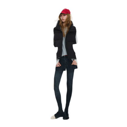 Lightweight Stand Collar Down Vest