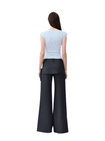 Printed Mesh T-Shirt