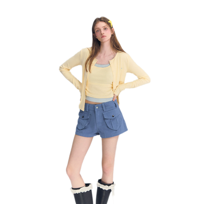Low-Waist Cargo Shorts