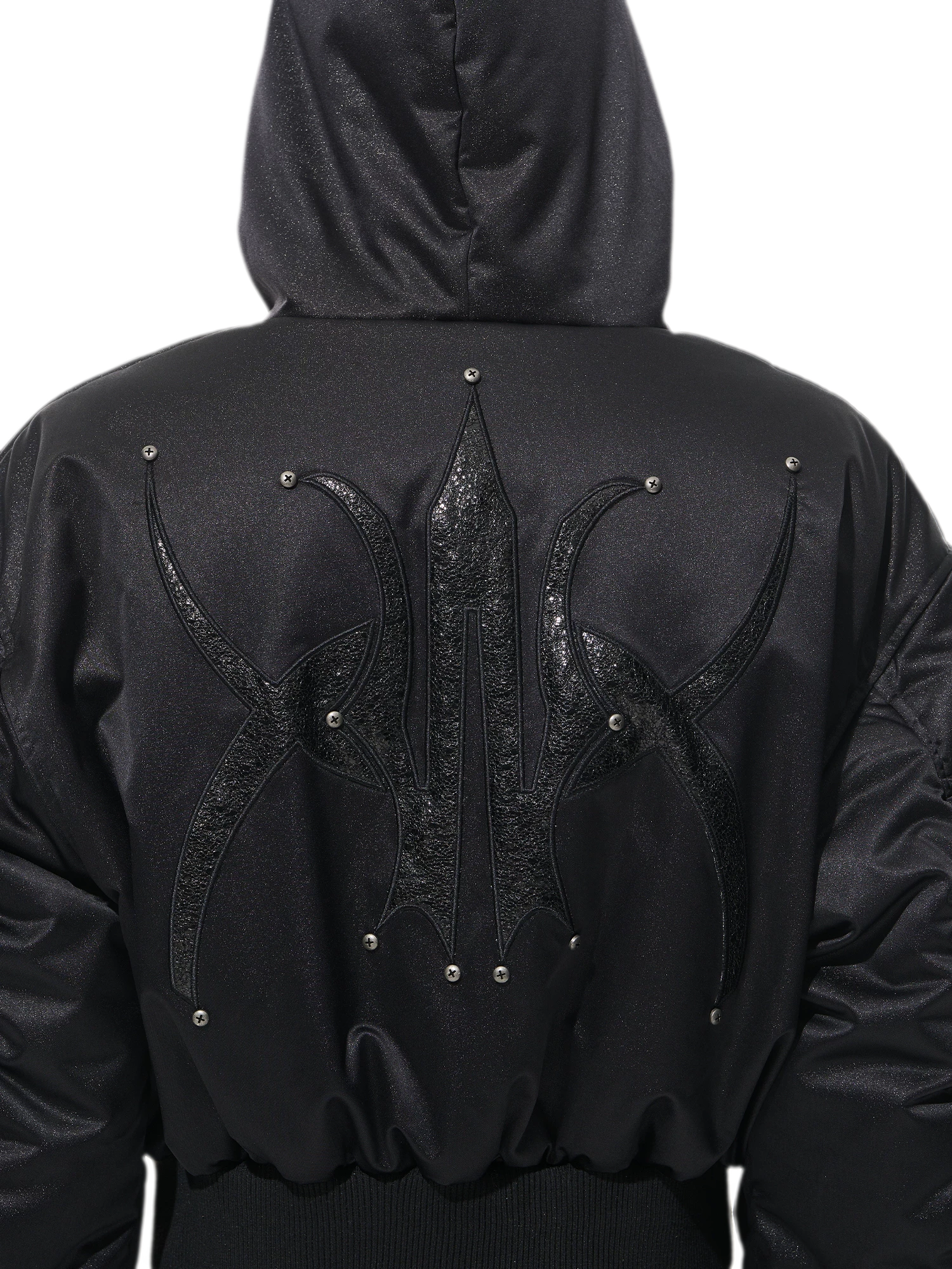 Embellished Hooded Cotton Jacket