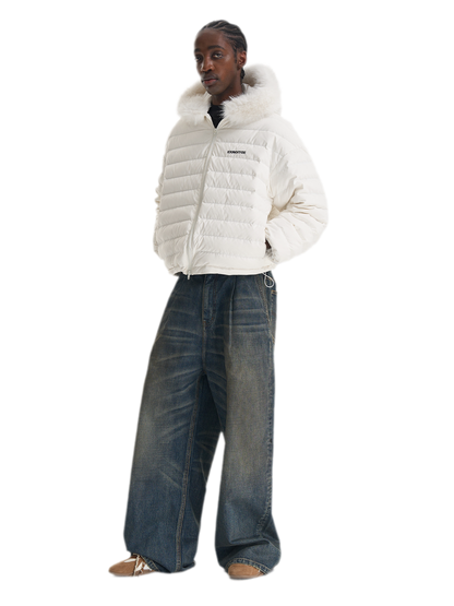 Quilted Boxy Down Jacket