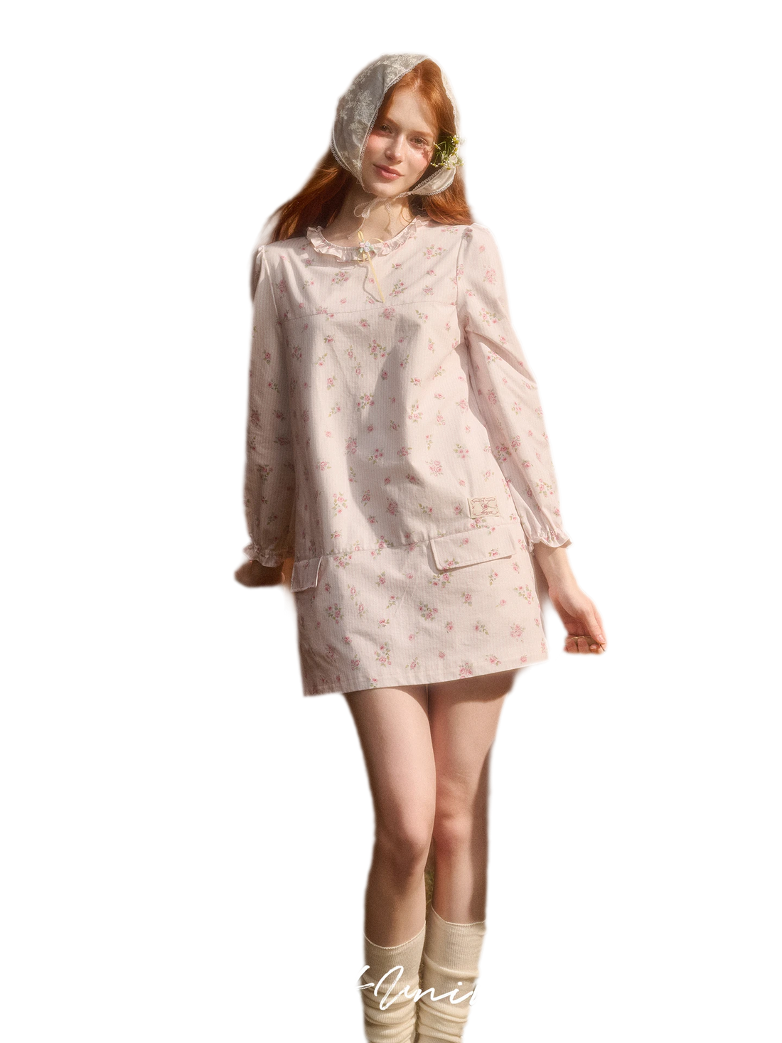 Floral Ruffle Babydoll Mini Dress