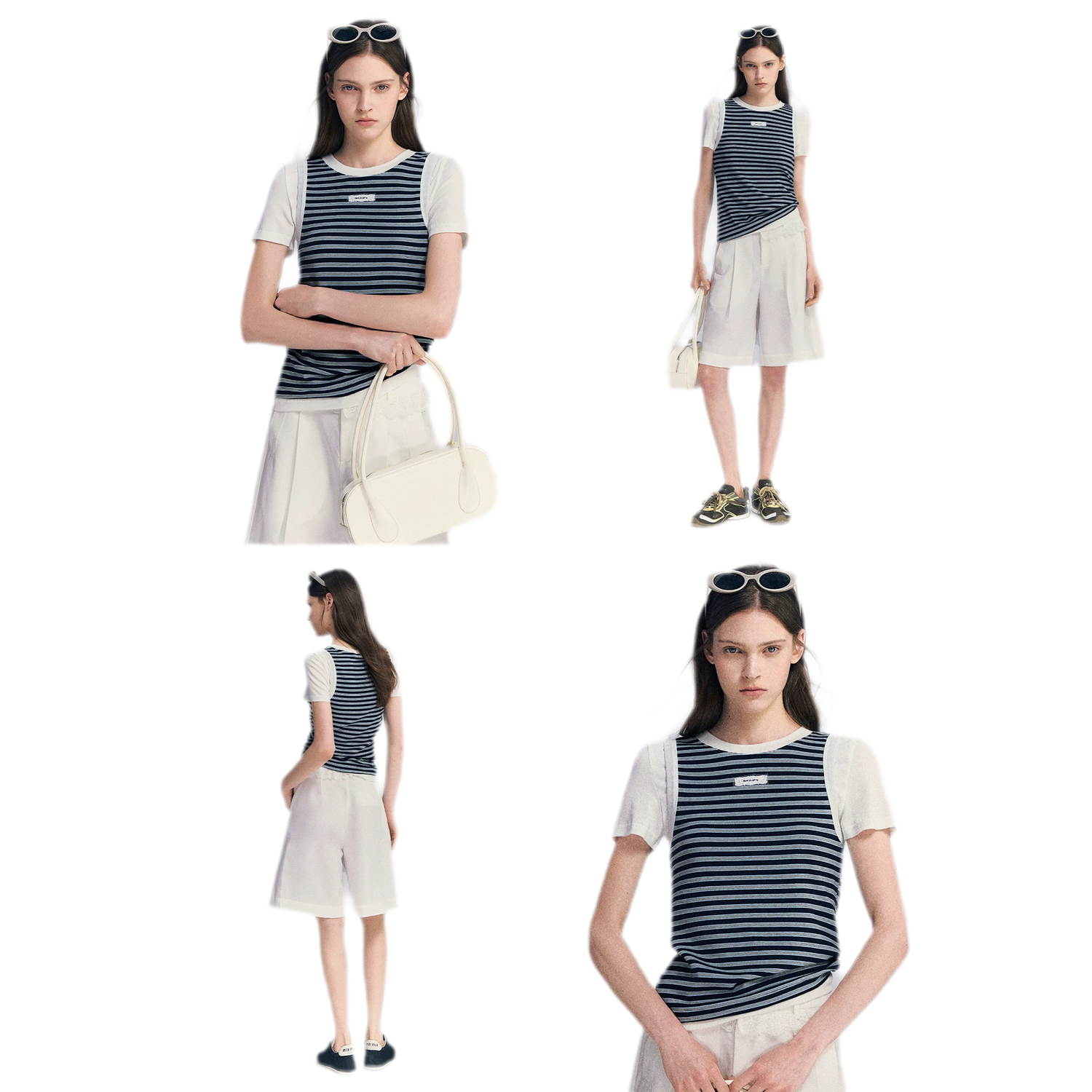 Faux Two-Piece Tee